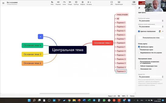 Как создавать визуальные конспекты с помощью Xmind Павел Лебедев