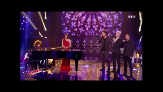 Каст Notre Dame De Paris на шоу "The Voice", канал TF1