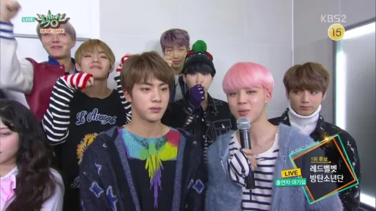 `SHOW:CUT` 170224 Bangtan - Interview @ Music Bank.