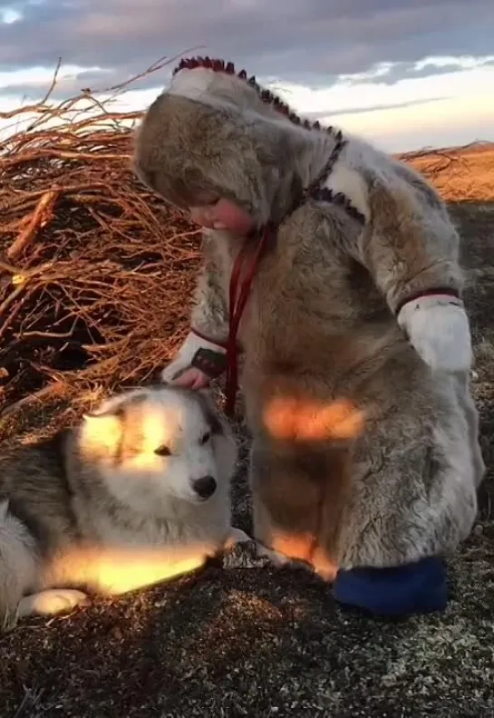 Чукча в чуме🤩