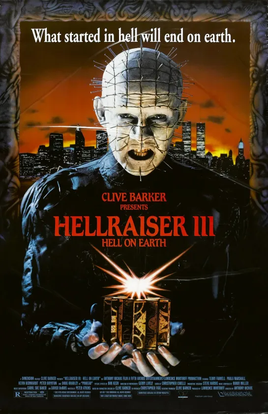 Восставший из ада 3: Ад на Земле / Hellraiser III: Hell on Earth (1992,  США, Великобритания, ужасы)