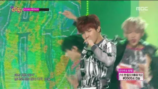 `PERF` 141108 BTS - Hormone War @ Music Core