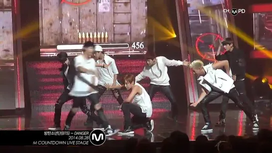 `PERF`140828 | Bangtan - Danger @ M!Countdown (CH.MPD ver.)