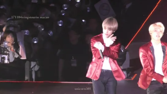 `FANCAM` 171104 Bangtan - Fire @ BTS LIVE TRILOGY EPISODE III THE WINGS TOUR (Макао, Китай).