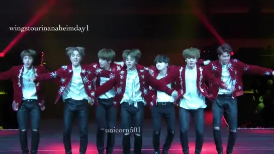 `FANCAM` 170401 Bangtan - Fire @ 2017 BTS LIVE TRILOGY EPISODE III THE WINGS TOUR (Анахайм, США).