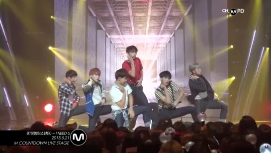 `PERF` 150521 | Bangtan - I Need U @ M!Countdown  (MPD/Fancam)