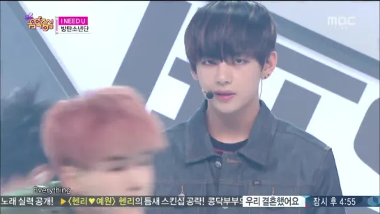 `PERF` 150502 | Bangtan -  I Need U @ Music Core