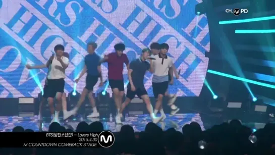 `PERF` 150430 | Bangtan - Lovers (Converse) High @  M!Countdown (MPD/Fancam)