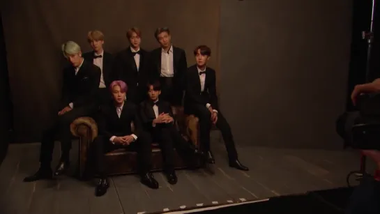 BTS Backstage Photoshoot With Danny Clinch   2019 GRAMMYs