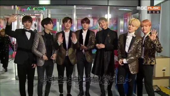 `VIDEO:BTS` 2016 MelOn Music Awards Behind Red Carpet (BTS).