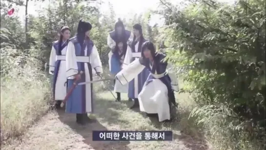 `VIDEO:BTS` Making of Hwarang poster photoshoot.