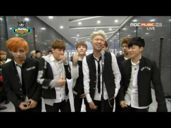 BACKSTAGE | 140305 | BTS - BTS Cypher Pt.1 & 훅가요 @ Show Champion