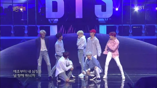 `PERF` 170928 Bangtan - DNA + Fire @ KBS Open Concert.