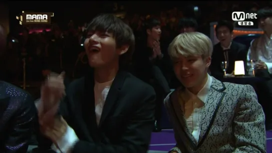 `VIDEO` 161202 Bangtan (часть 1) @ 2016 Mnet Asian Music Awards.