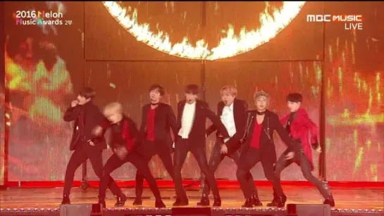 `PERF` 161119 Bangtan - Blood Sweat & Tears + Fire @ 2016 MelOn Music Awards.