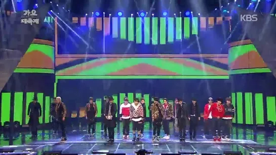 `PERF` 141226 | Bangtan - Happy (feat 2PM & VIXX) @  KBS Gayo Dhaechuje