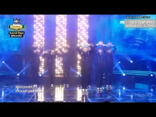 PERF | 140319 | BTS - This Love +  T.O.P (Shinhwa) @ Show Champion