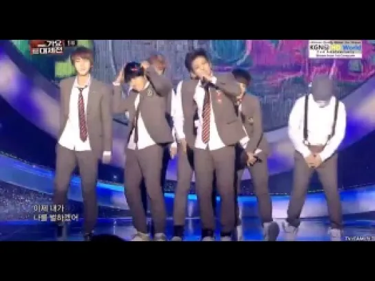 PERF | 131231 | BTS - "Sechs Kies + Warrior's Descendant + No More Dream" @ MBC Gayo Daejeon