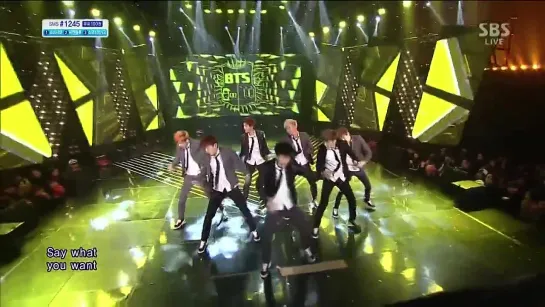 PERF  | 140309 |  BTS  - Boy In Luv @ Inkigayo