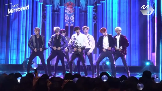 `MPD/Fancam` 161103 Bangtan - Blood Sweat & Tears (Общий фокус) @ M!Countdown (Mirrored).