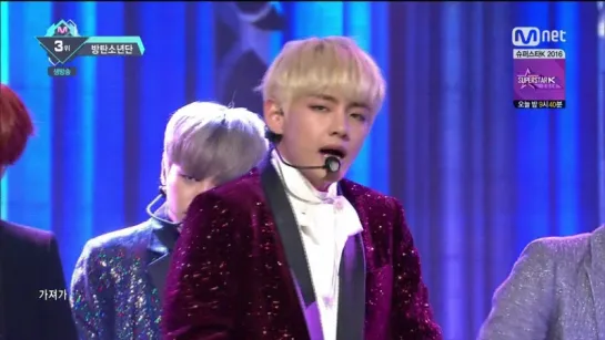 `PERF` 161103 Bangtan - Blood Sweat & Tears @ M!Countdown.