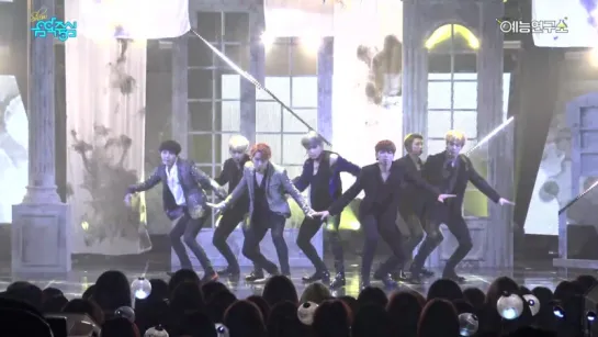 `FANCAM` 161015 Bangtan - Blood, Sweat & Tears @ Music Core.