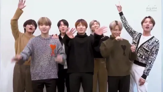 [Weibo] BTS posted a video of them singing Happy New Year in Chinese on their WEIBO accoun