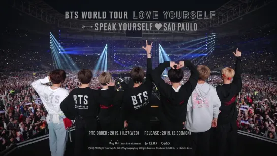 [PREVIEW] BTS (방탄소년단) LOVE YOURSELF  SPEAK YOURSELF’ SAO PAULO DVD SPOT