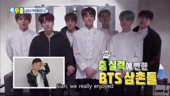 Message from BTS to Congratulate the 5th Anniversary of TROS !! kbsworld