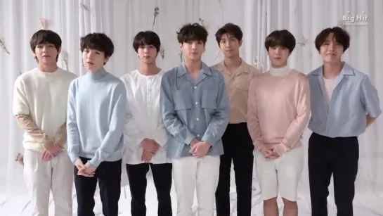 BTS Message for their 2018 Love Yourself World Tour in SEOUL, 180621 -