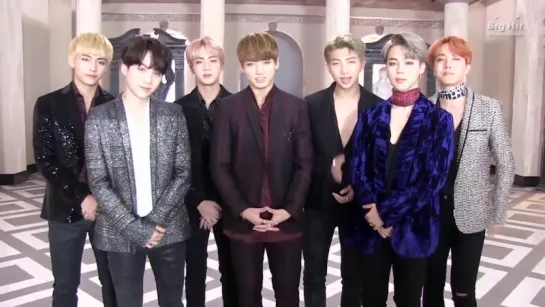 `VIDEO MESSAGE`  BTS Sends Greetings Through Naver Music.