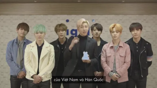 `VIDEO MESSAGE`Gala Vietnam Top Hits - BTS Full Greeting