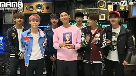 `VIDEO MESSAGE` [2015 MAMA] BTS Greetings on iQiYi