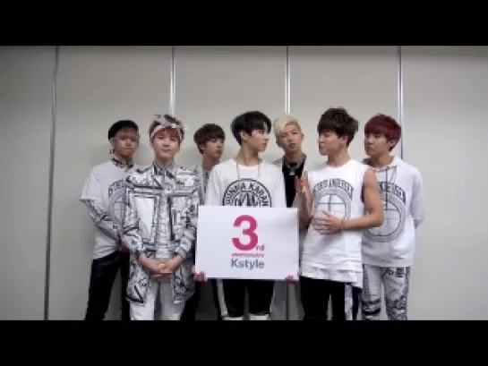 `VIDEO MESSAGE` Kstyle 3rd Anniversary Message from BTS