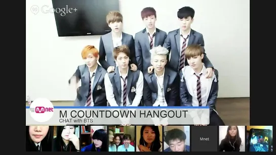 OTHER | 140220 | BTS @ M Countdown Hangout Chat