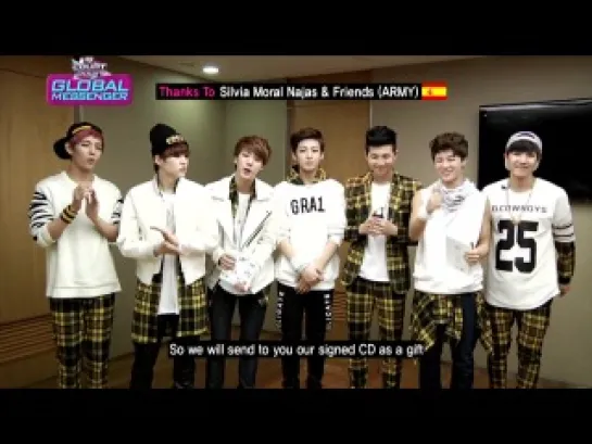 VIDEO MESSAGE | 131118 | BTS @ M!COUNTDOWN Global Messenger