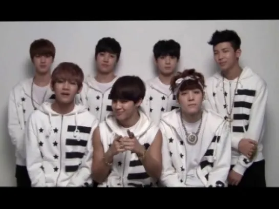 VIDEO MESSAGE | 131011 | BTS @ 1st JAPAN SHOWCASE