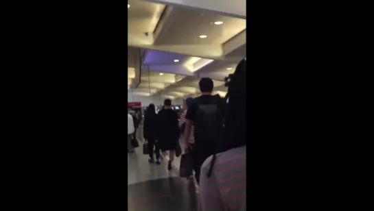 `FANCAM` 150925 | Bangtan @ Atlanta Airport