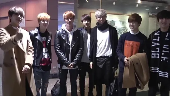 `VIDEO` 150307 | Bangtan @ Taipei Airport