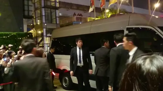 `FANCAM` 150308 | Bangtan @ Возвращение в отель Palais de Chine Hotel