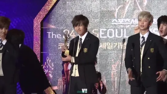 `FANCAM`  150122 | Bangtan @ The 24th Seoul Music Awards