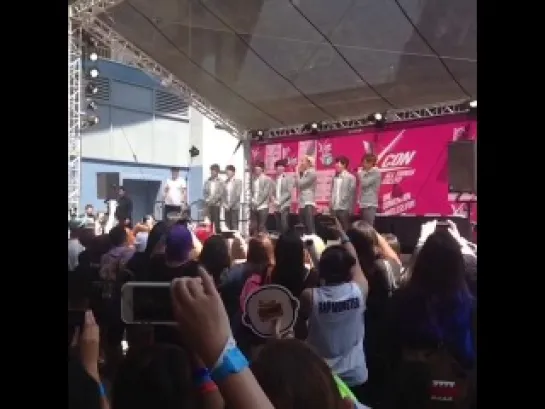 `FANCAM` 140810 | Bangtan @ Фестиваль "KCON 2014", Лос Анджелес