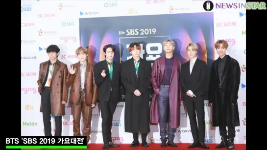 191225 BTS, 크리스마스엔 썰매타기를 (SBS 2019 가요대전)