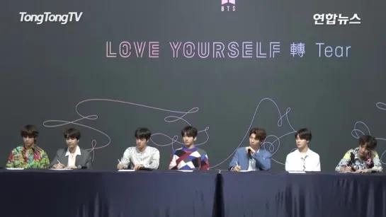 180524 «Love Yourself 轉 `Tear`» Press Conference