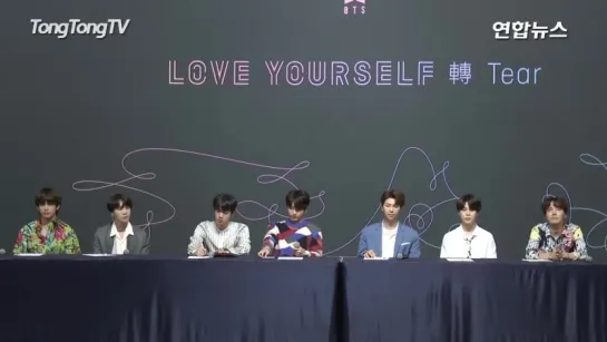 180524 «Love Yourself 轉 `Tear`» Press Conference