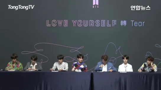 180524 «Love Yourself 轉 `Tear`» Press Conference