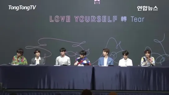 180524 «Love Yourself 轉 `Tear`» Press Conference