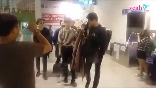 `NEWS VIDEO` 160119 | Bangtan @ Tan Son Nhat International Airport