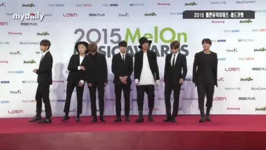 `NEWS VIDEO` 151107 | Bangtan @ MelOn Music Awards Red Carpet