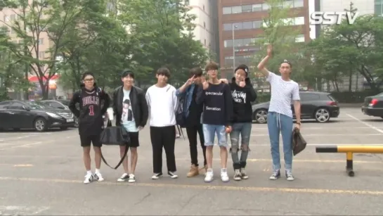 `NEWS` 150515 | Bangtan @ По дороге на Music Bank